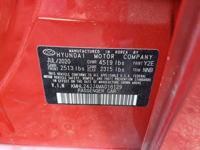 2021 HYUNDAI SONATA HYBRID  