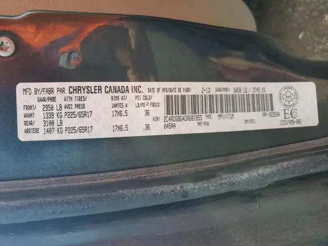 2013 DODGE GRAND CARAVAN SE  