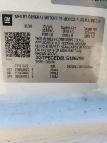 2020 GMC SIERRA C1500 ELEVATION  