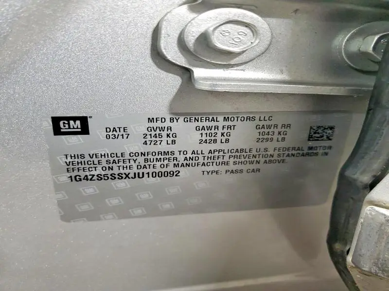 2018 BUICK LACROSSE PREMIUM  