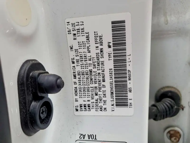 2014 HONDA CR-V EX  