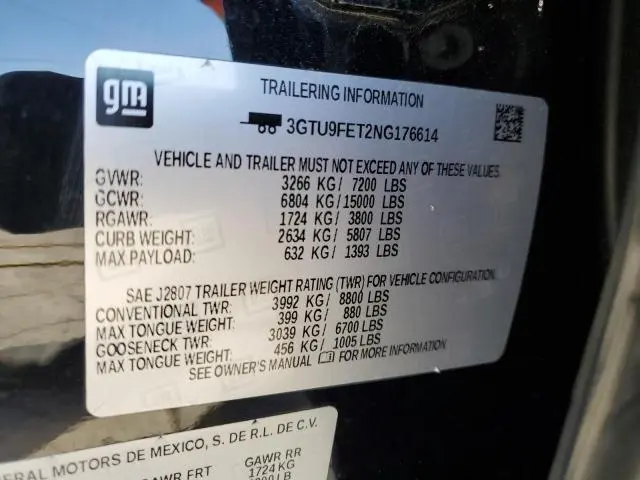 2022 GMC SIERRA LIMITED K1500 DENALI  