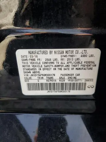 2016 INFINITI Q50 PREMIUM  