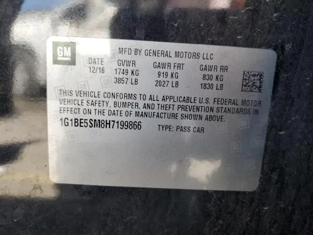 2017 CHEVROLET CRUZE LT