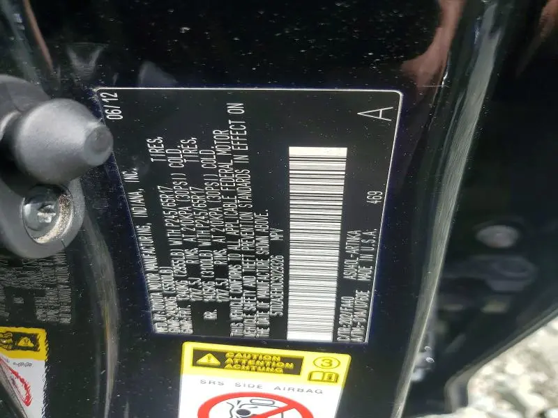 2012 TOYOTA HIGHLANDER BASE  