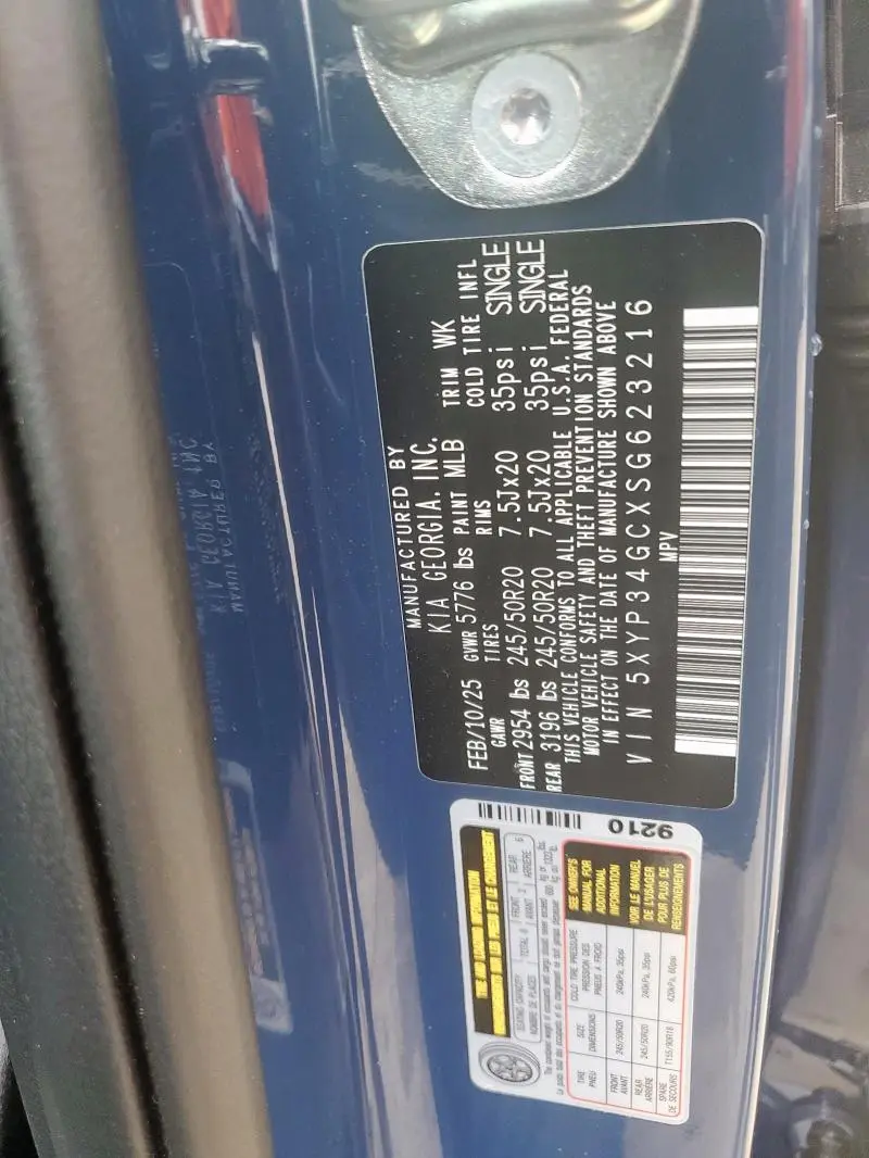 2025 KIA TELLURIDE EX  
