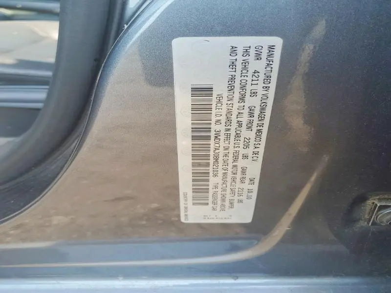 2011 VOLKSWAGEN JETTA SE  