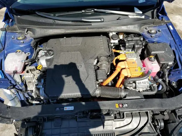 2025 HYUNDAI ELANTRA BLUE  