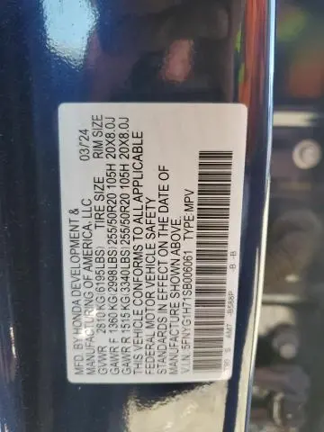 2025 HONDA PILOT TOURING  