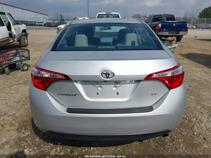 2016 TOYOTA COROLLA LE