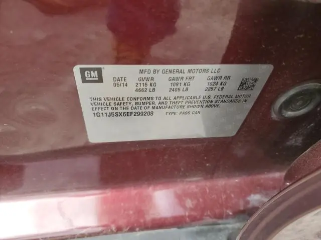 2014 CHEVROLET MALIBU LTZ  