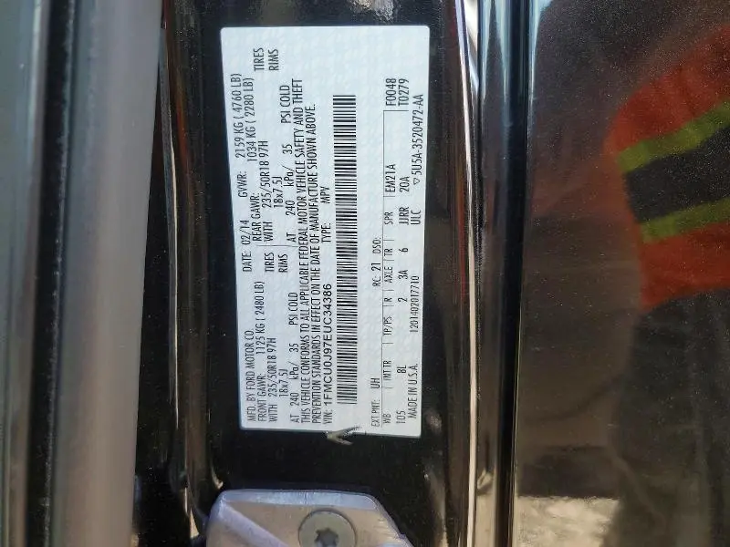 2014 FORD ESCAPE TITANIUM  