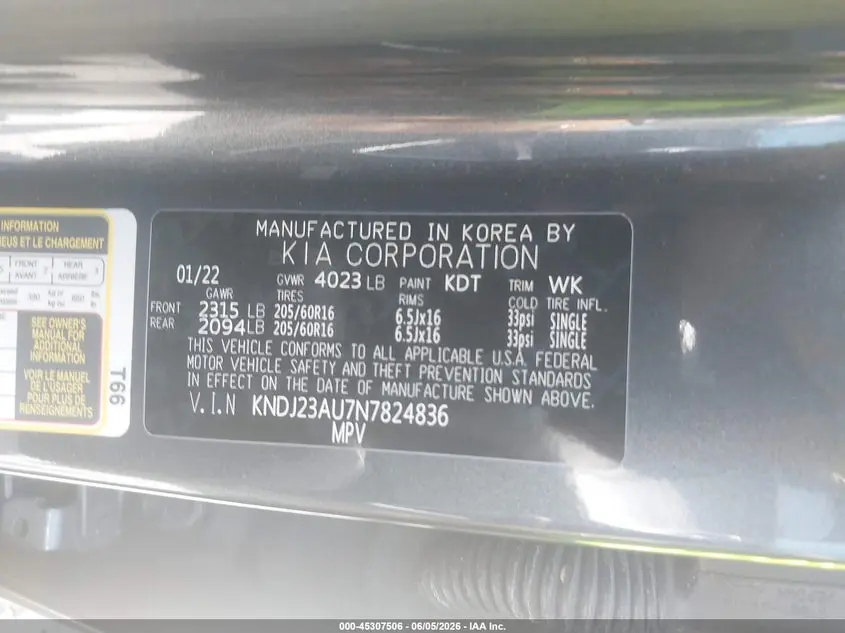 2022 KIA SOUL LX