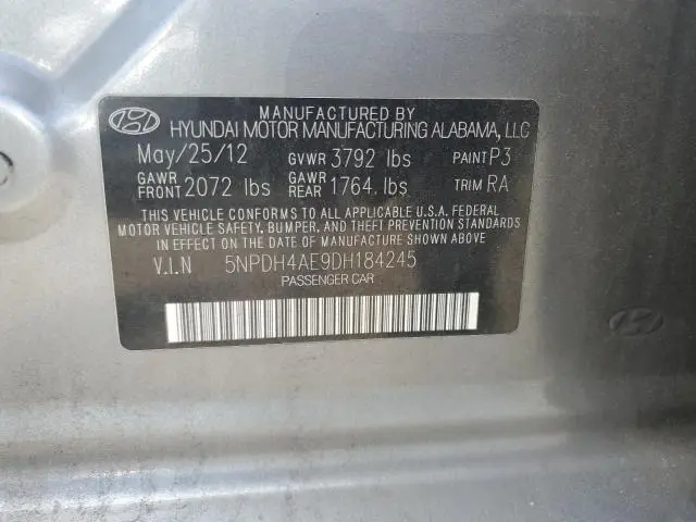 2013 HYUNDAI ELANTRA GLS  