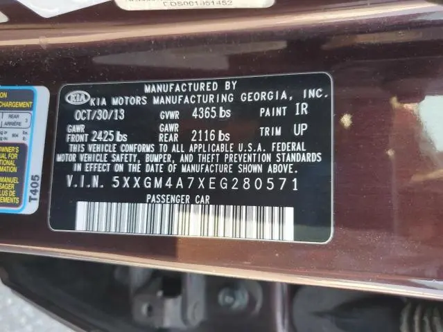 2014 KIA OPTIMA LX  