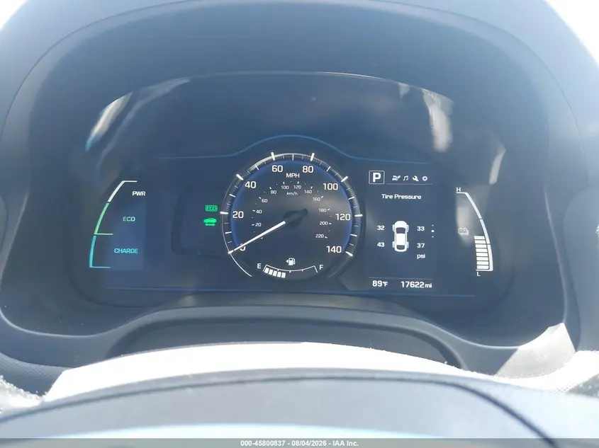 2019 HYUNDAI IONIQ HYBRID BLUE