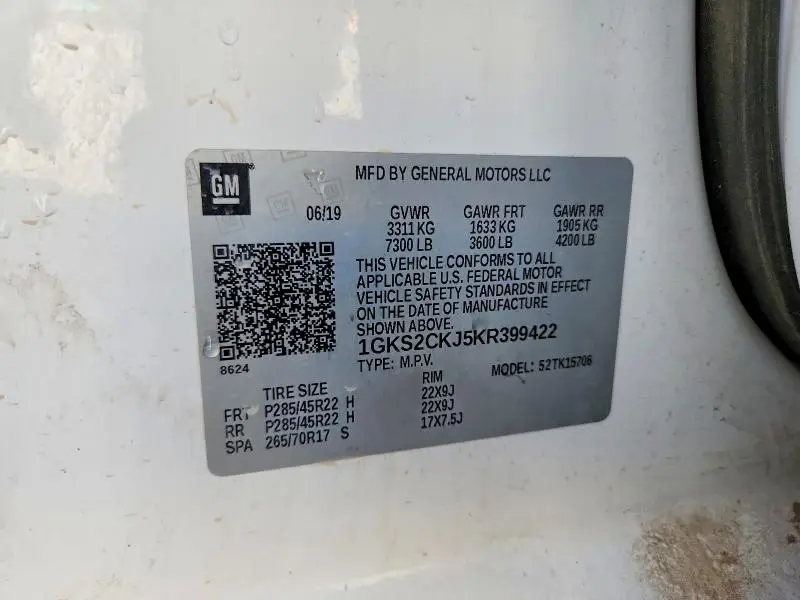 2019 GMC YUKON DENALI  