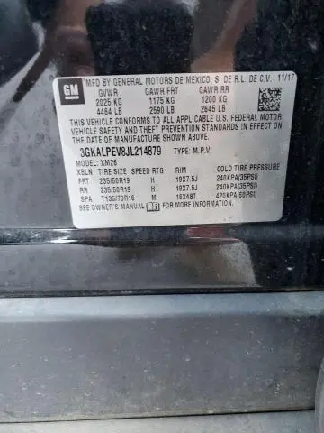 2018 GMC TERRAIN SLT  