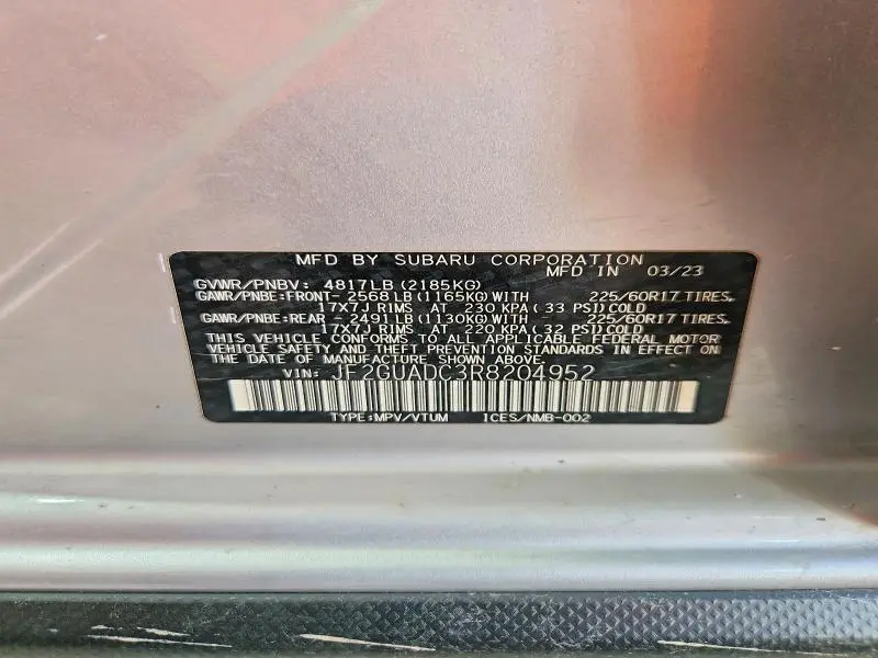 2024 SUBARU CROSSTREK PREMIUM  