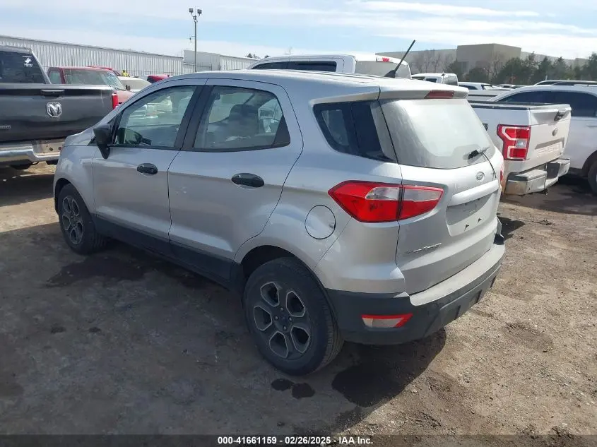 2018 FORD ECOSPORT S