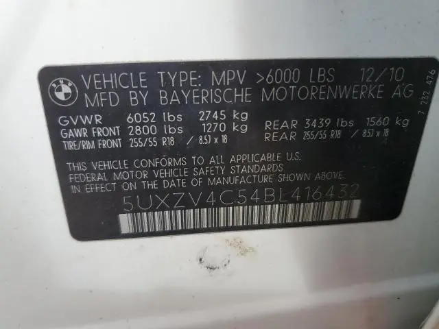 2011 BMW X5 XDRIVE35I  