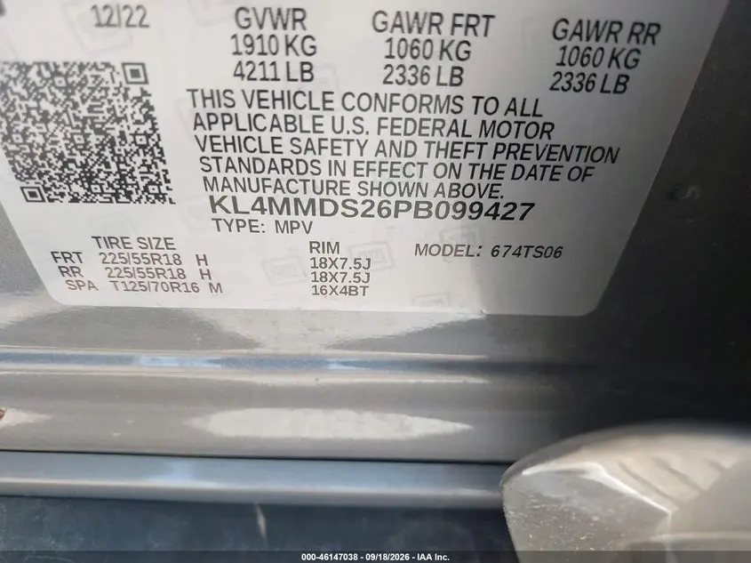 2023 BUICK ENCORE GX SELECT FWD