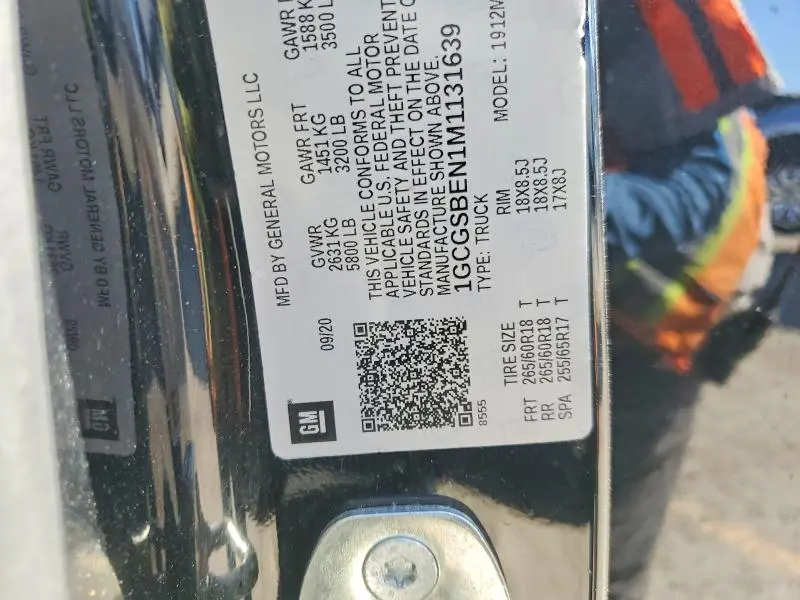 2021 CHEVROLET COLORADO   