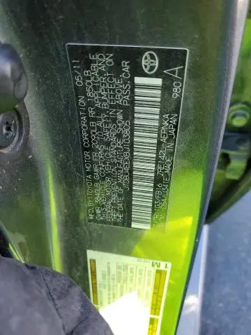 2011 TOYOTA COROLLA BASE  