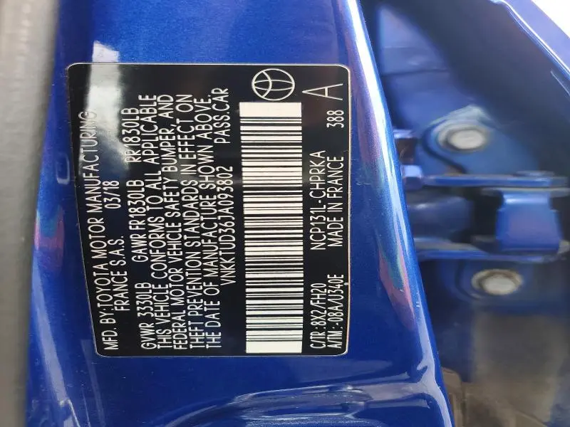 2018 TOYOTA YARIS 5-DOOR LE  