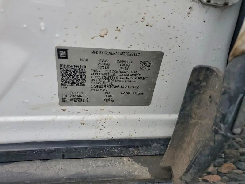 2018 CHEVROLET TRAVERSE PREMIER  