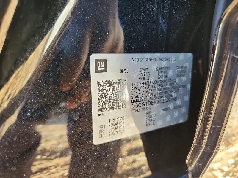 2020 CHEVROLET COLORADO Z71  