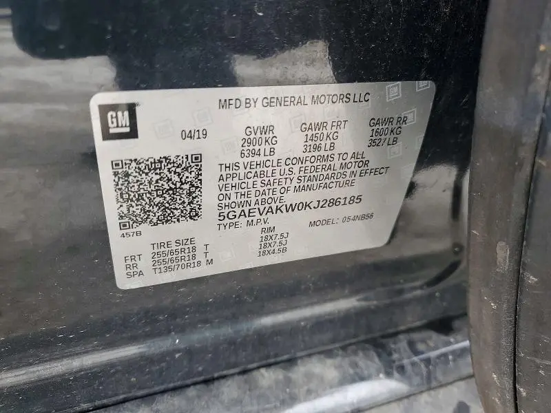 2019 BUICK ENCLAVE ESSENCE  