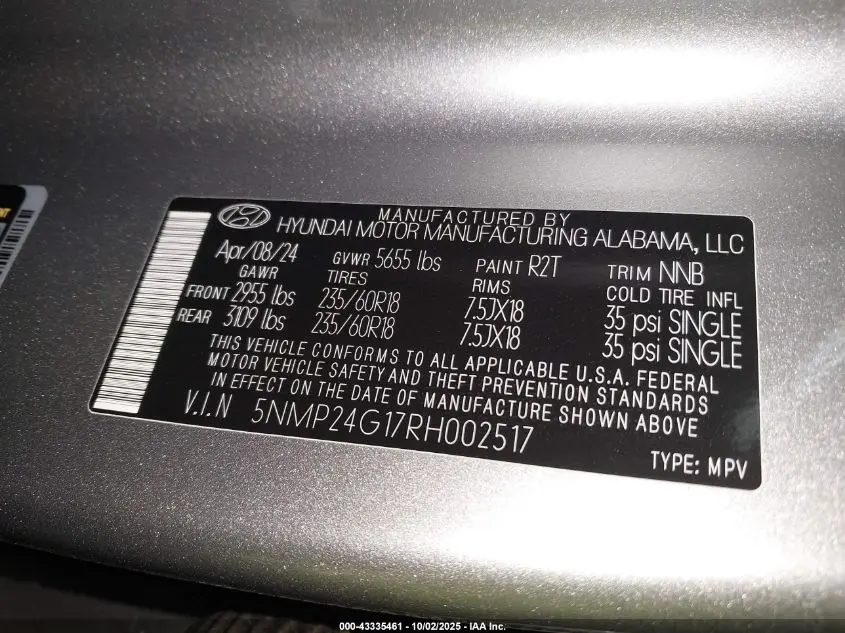 2024 HYUNDAI SANTA FE HYBRID SEL