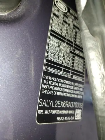 2024 LAND ROVER RANGE ROVER VELAR DYNAMIC SE  