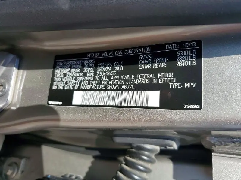 2014 VOLVO XC70 T6  