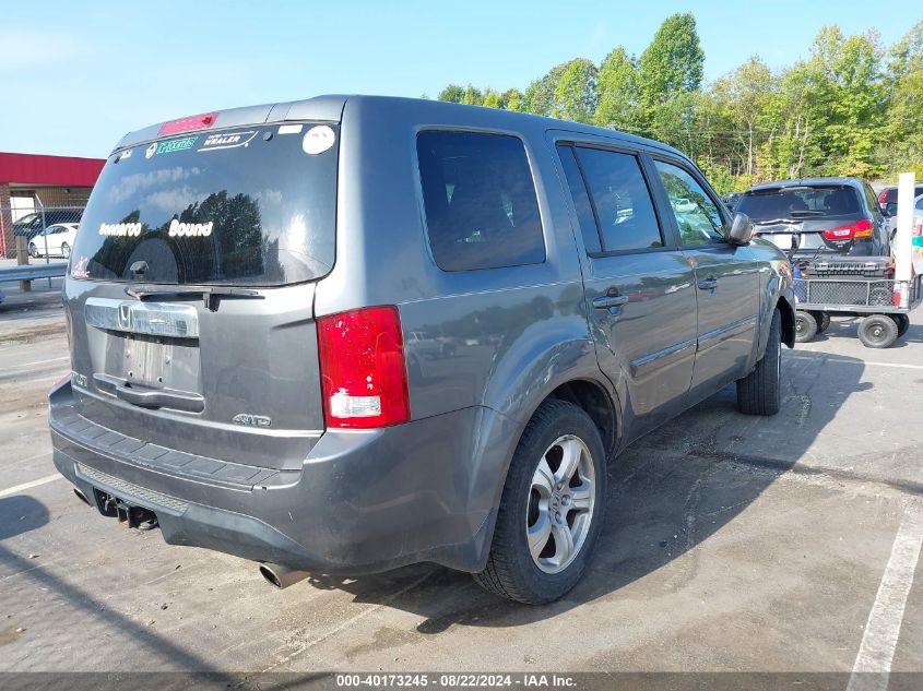 2012 HONDA PILOT EX-L