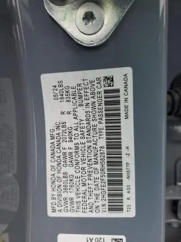 2024 HONDA CIVIC SPORT  