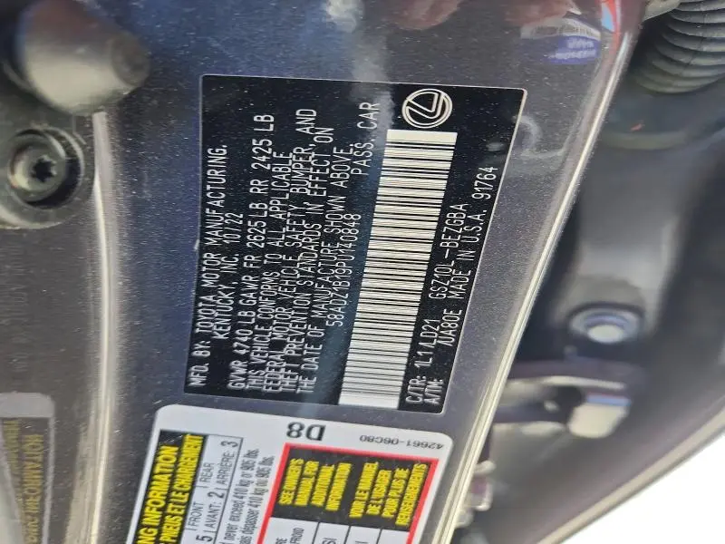 2023 LEXUS ES 350 BASE  
