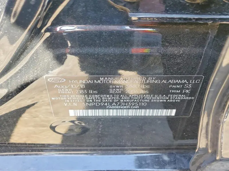 2018 HYUNDAI ELANTRA ECO  