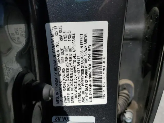 2013 HONDA CR-V EXL