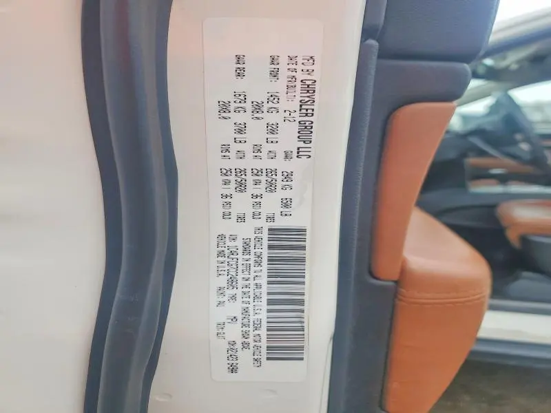 2012 JEEP GRAND CHEROKEE OVERLAND  