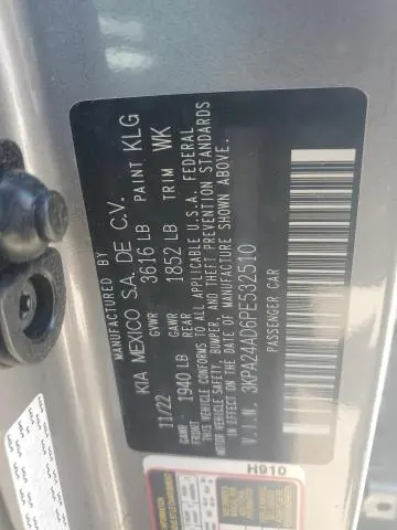 2023 KIA RIO LX