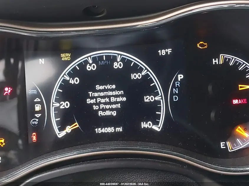 2017 JEEP GRAND CHEROKEE LIMITED 4X4