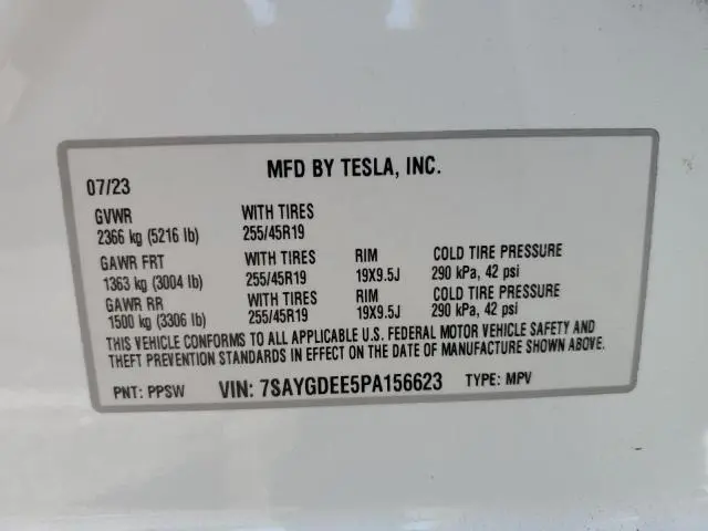 2023 TESLA MODEL Y   