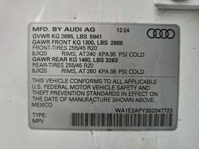 2025 AUDI Q5 E PREMIUM PLUS 55  