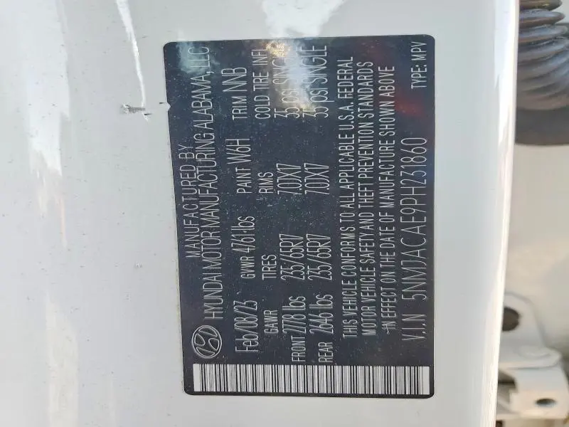 2023 HYUNDAI TUCSON SE  