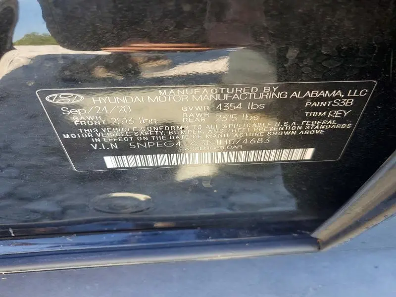2021 HYUNDAI SONATA SE  