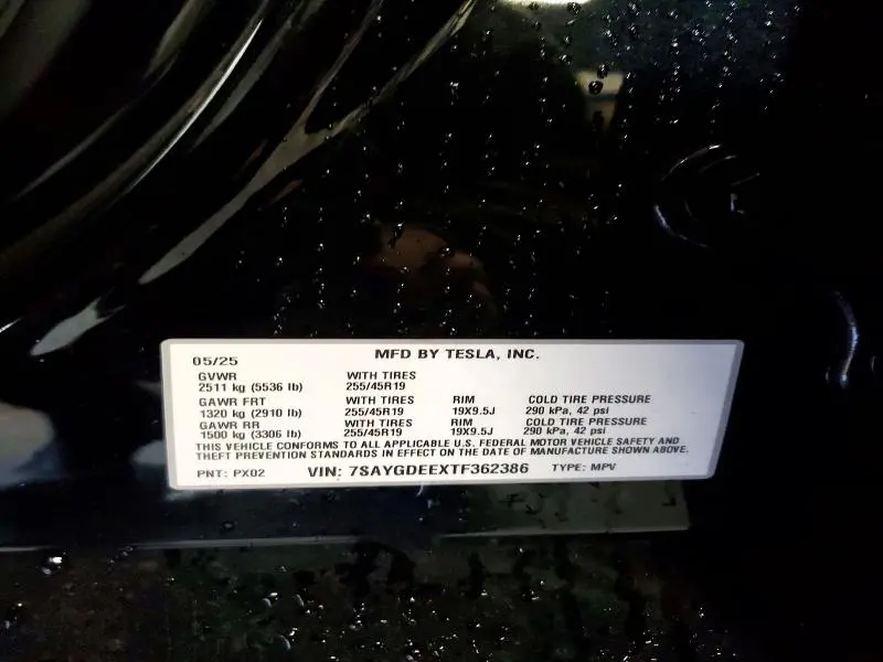 2026 TESLA MODEL Y   