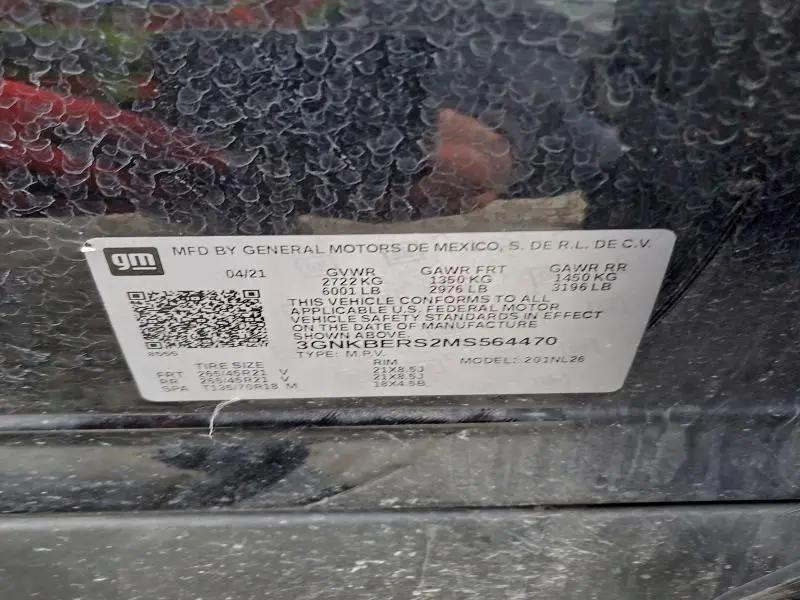 2021 CHEVROLET BLAZER RS  