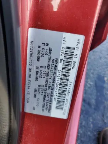 2016 MAZDA 6 TOURING  